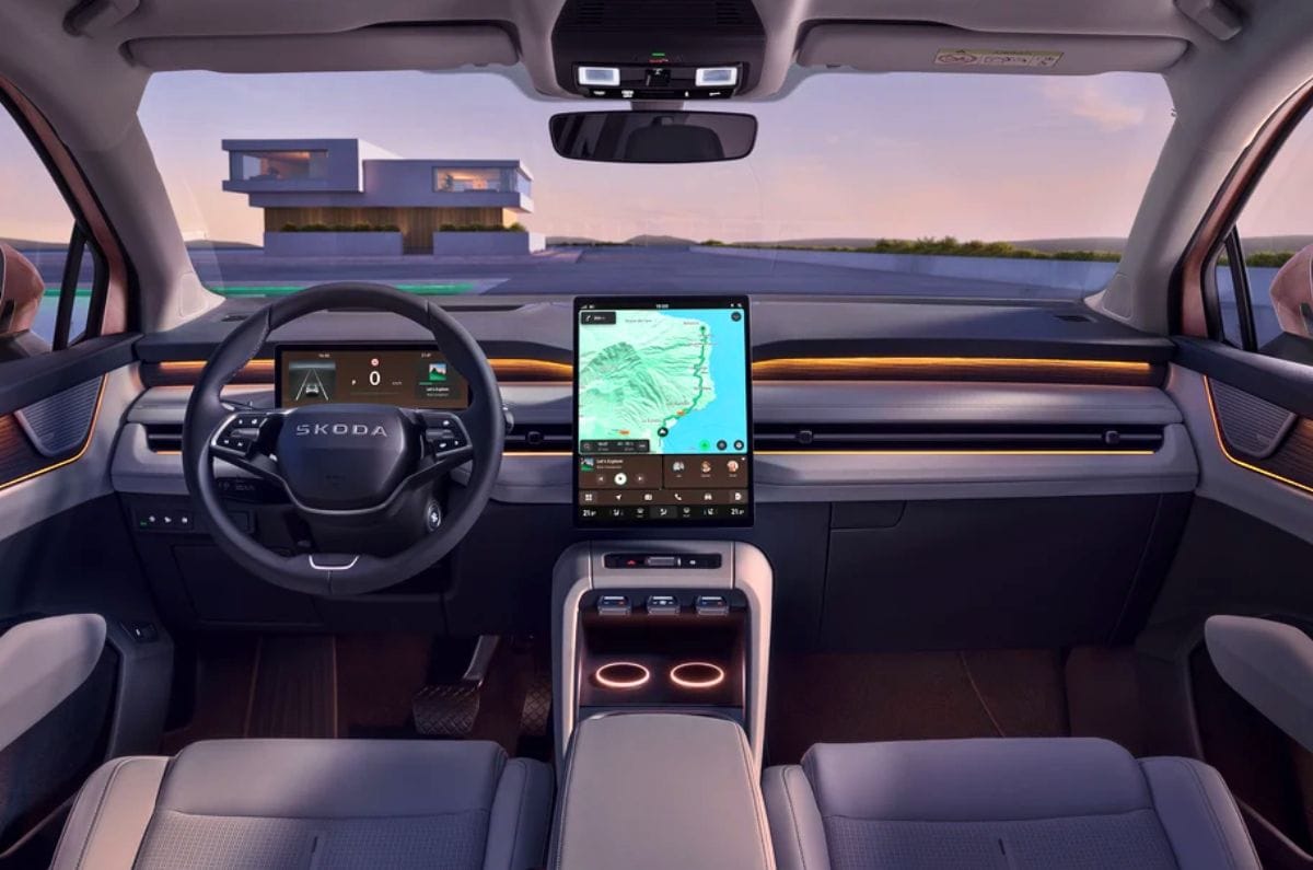 Skoda Peaq EV dashboard