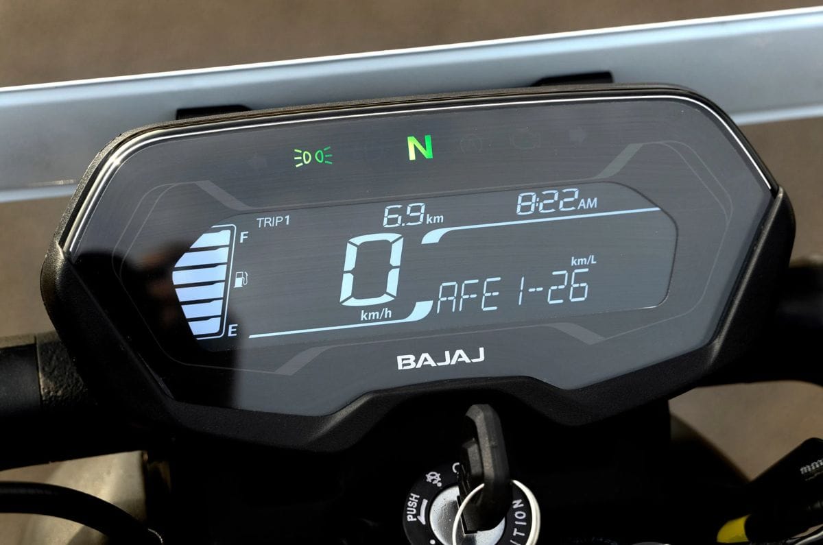 Bajaj Pulsar N125 display