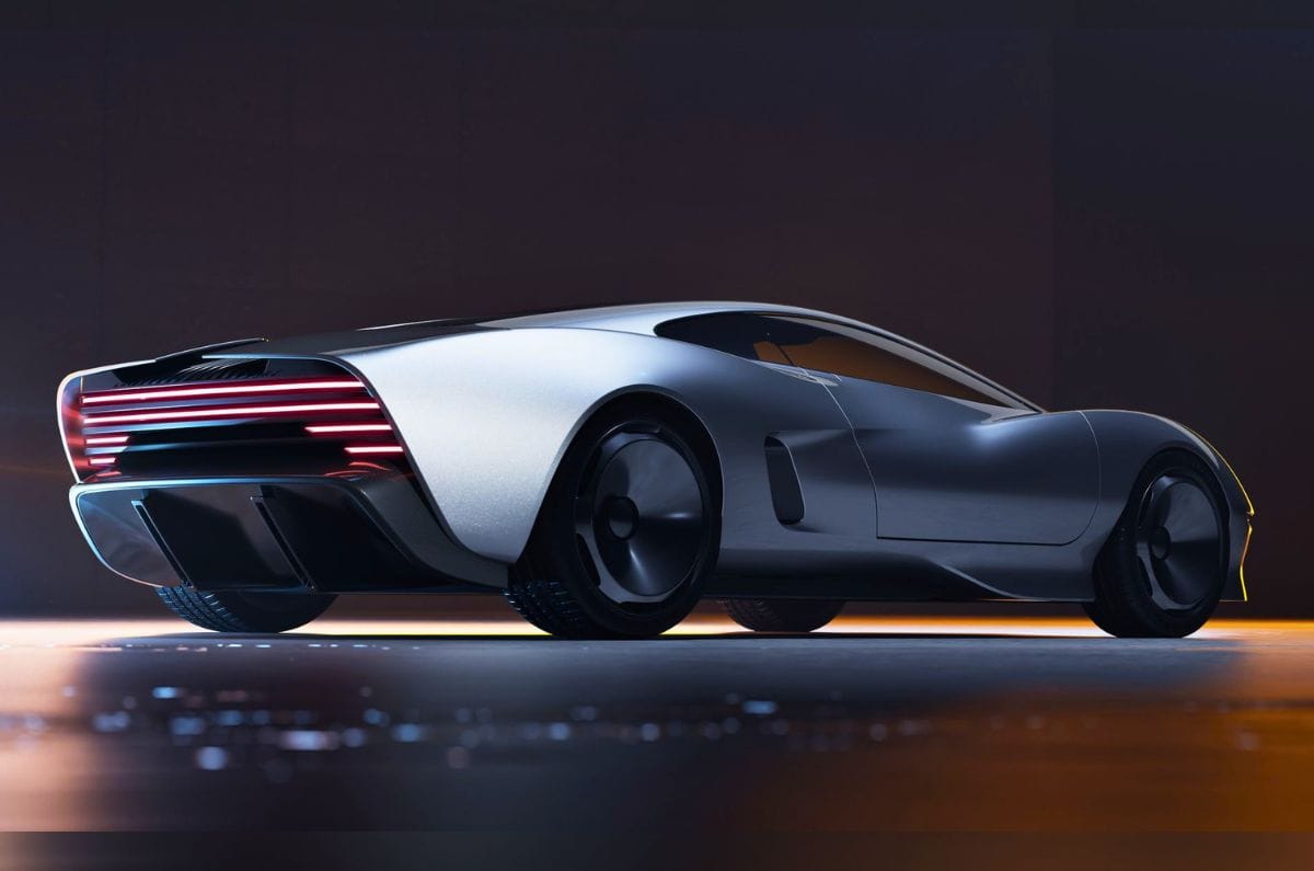 Callum Designs XJ220 concept rear quarter