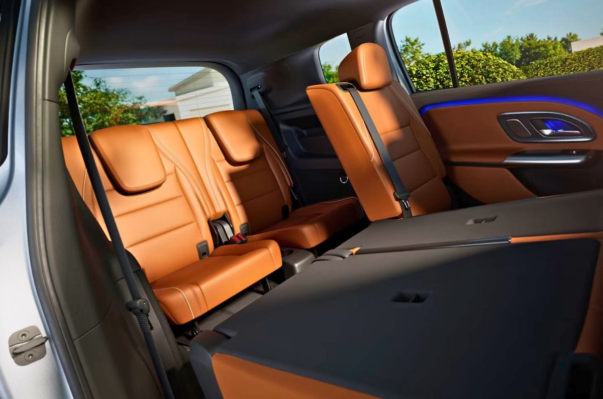 Mercedes-Benz GLB EV rear seats