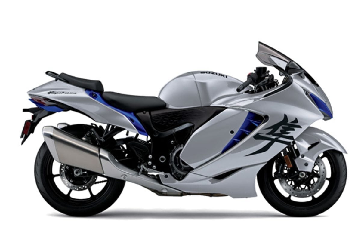 Suzuki Hayabusa right side profile static in studio