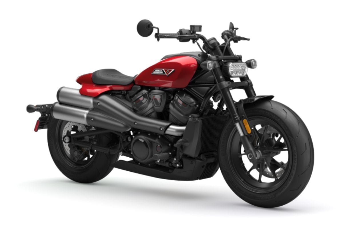 Harley-Davidson Sportster S front right side static in studio