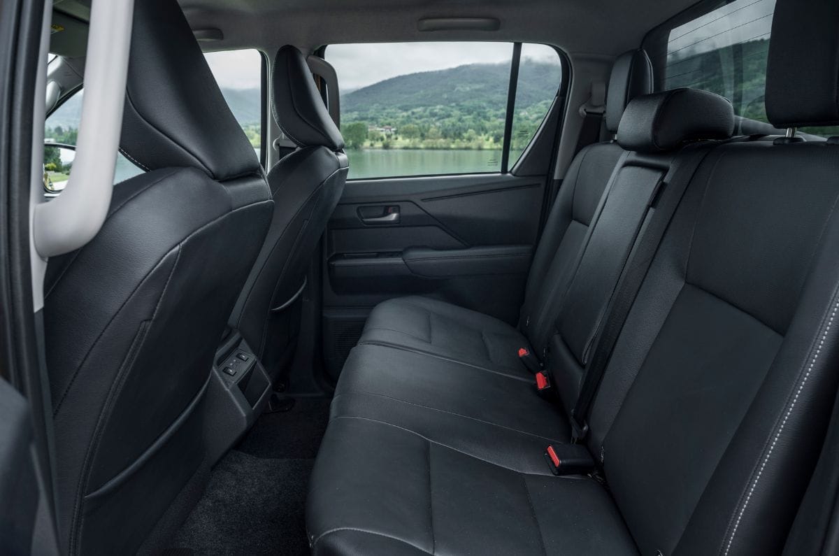 New-gen Toyota Hilux rear seats