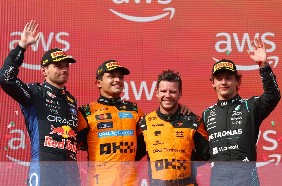 F1 Hungarian GP podium