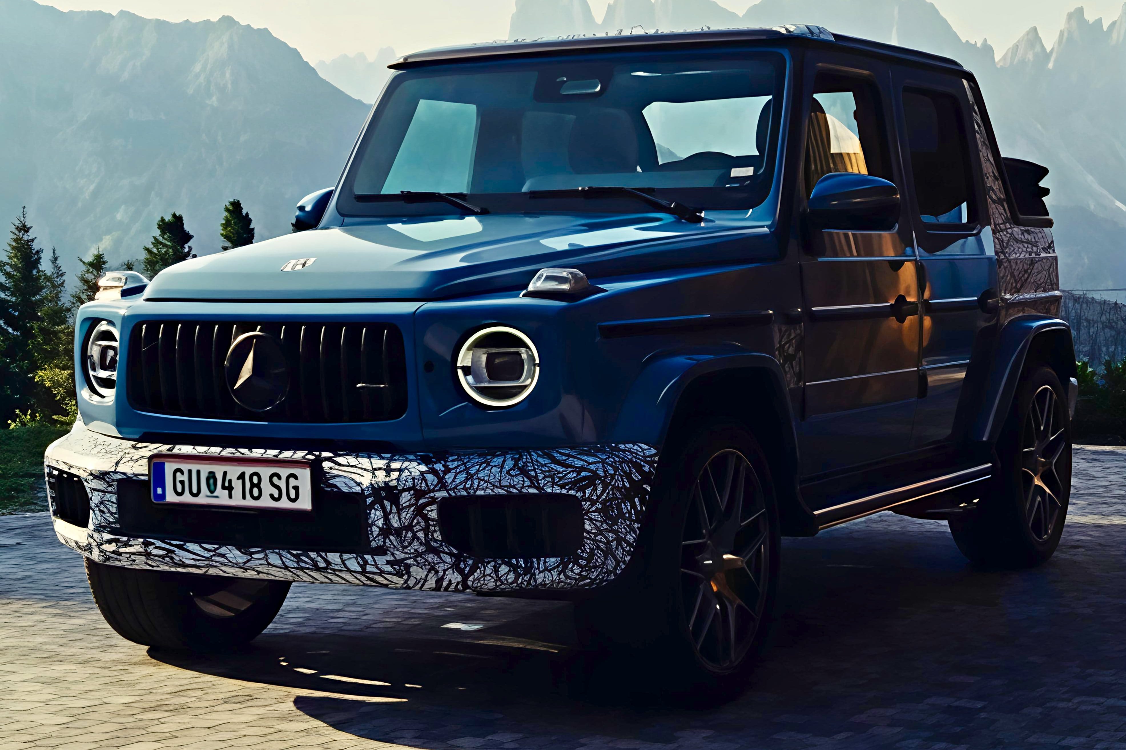 Mercedes-Benz previews upcoming G-Class Cabriolet
