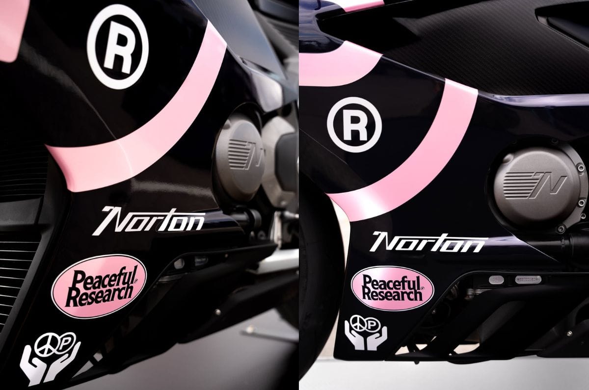 Norton unveils one-off Manx R with Peaceful Research