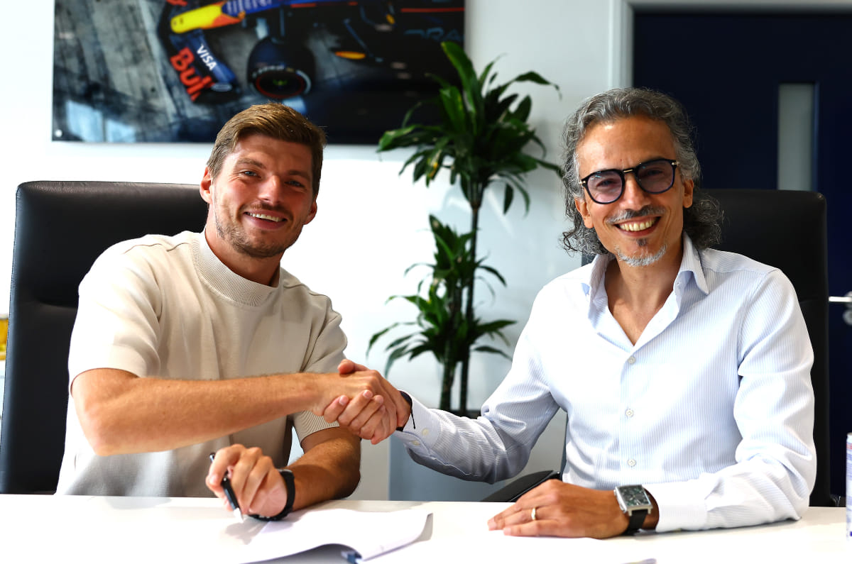 Max Verstappen Laurent Mekies Red Bull F1