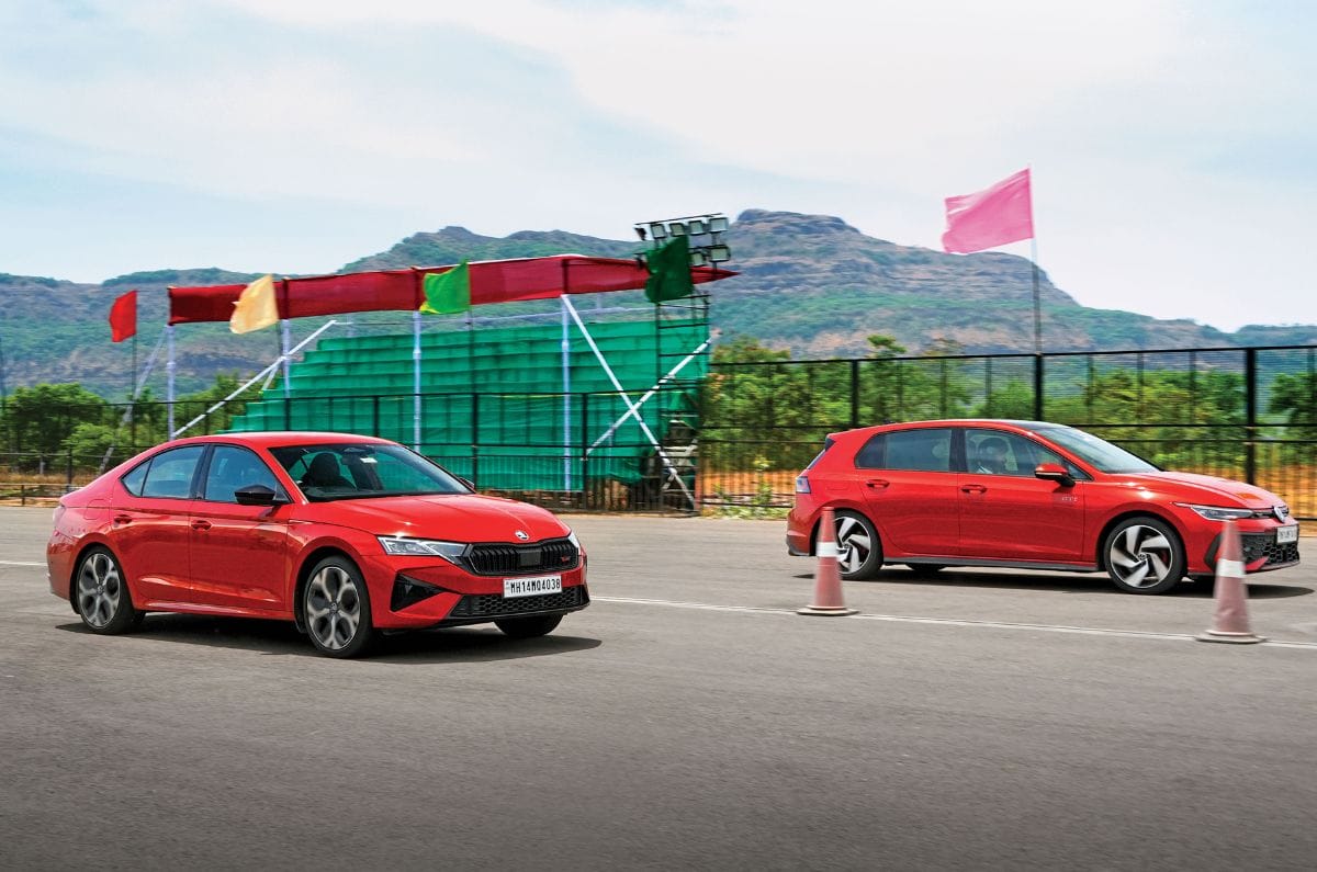 Skoda Octavia RS vs Volkswagen Golf GTI: Quarter mile race