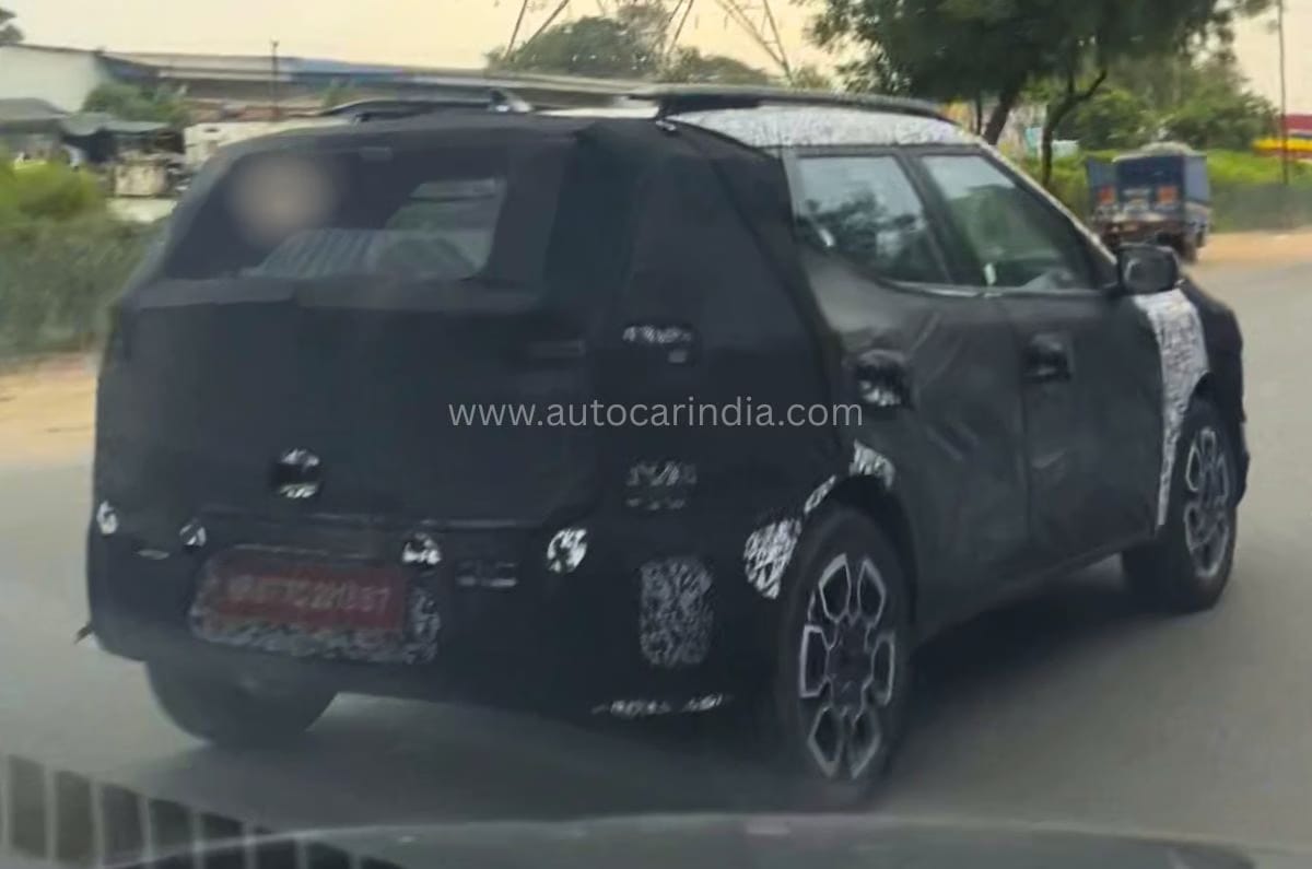 Hyundai Bayon-based SUV interior spied for the first time