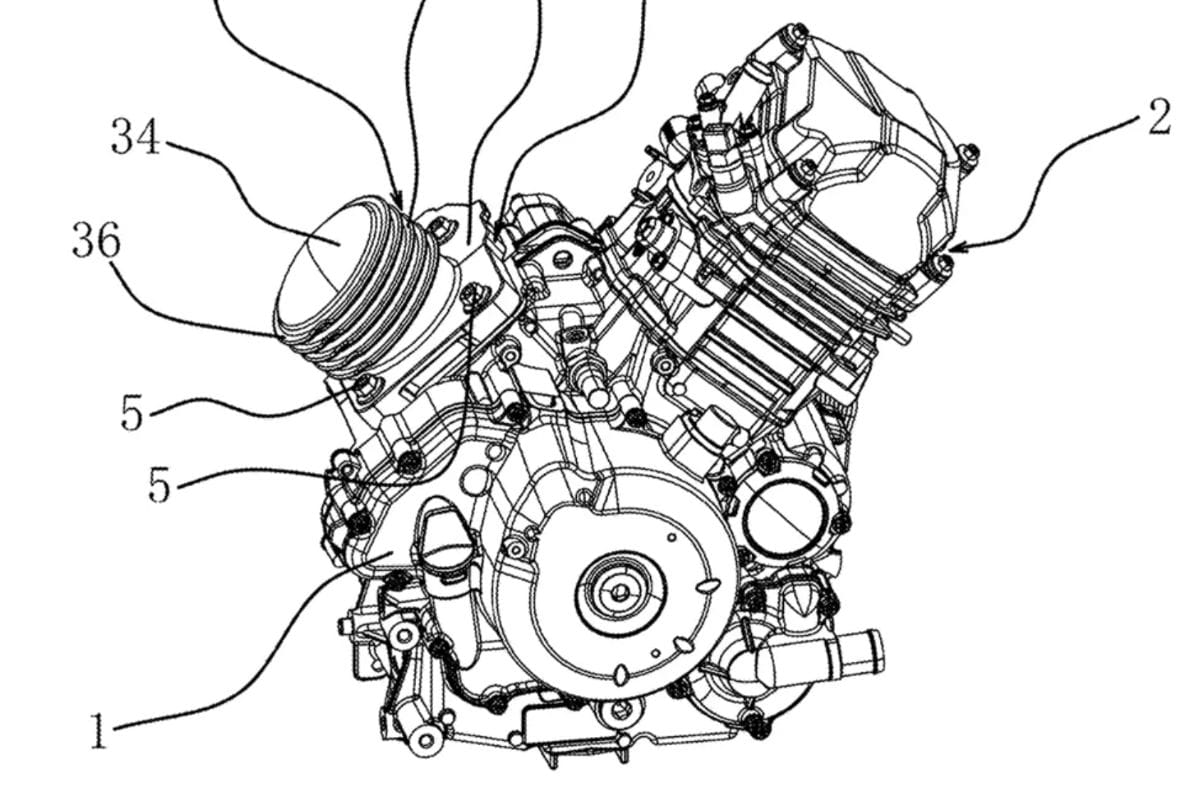 QJMotor patents single-cylinder ‘V-Twin’ Engine