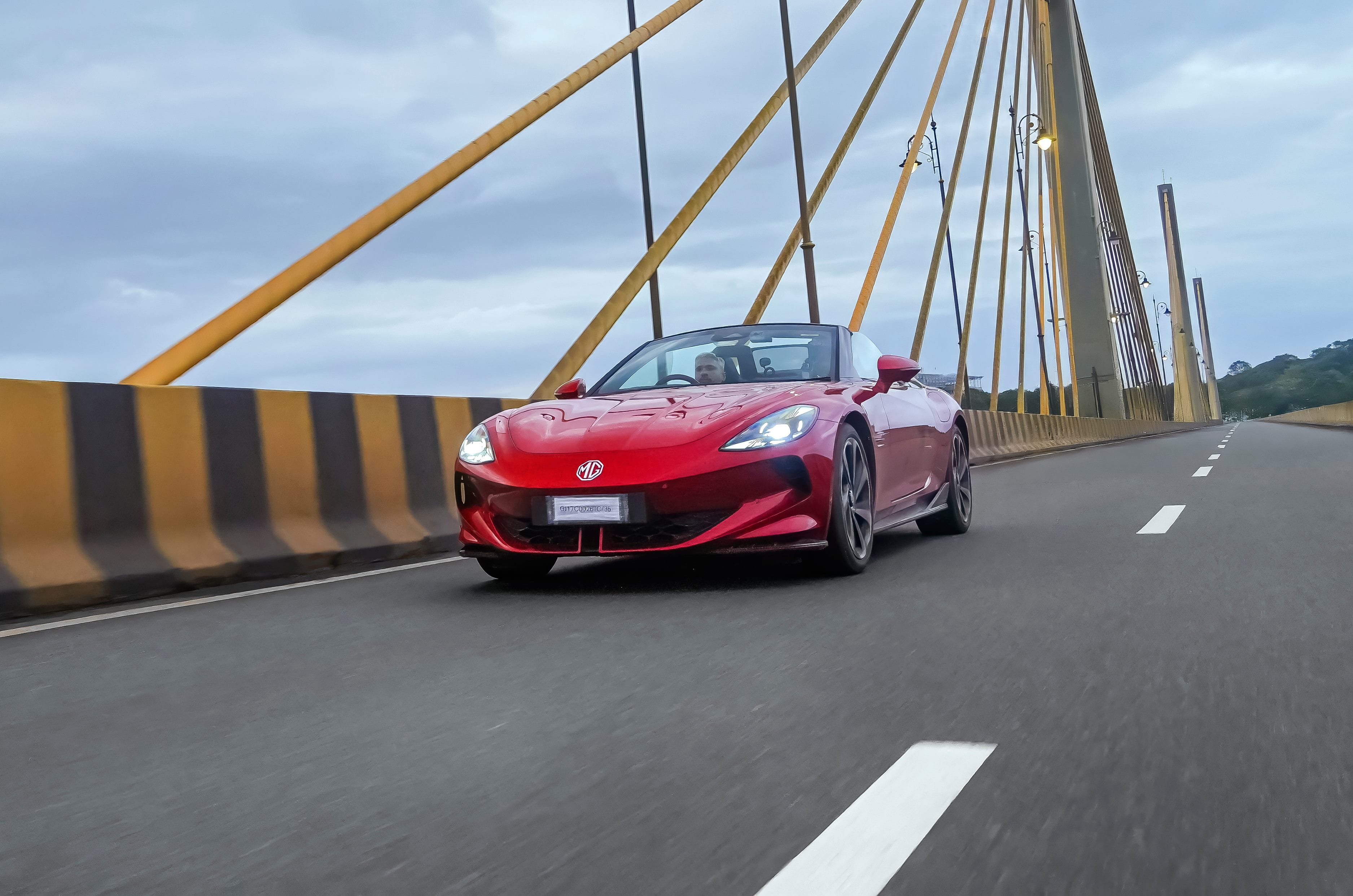 Cruising down Goa’s Porvorim Elevated Corridor in an MG Cyberster