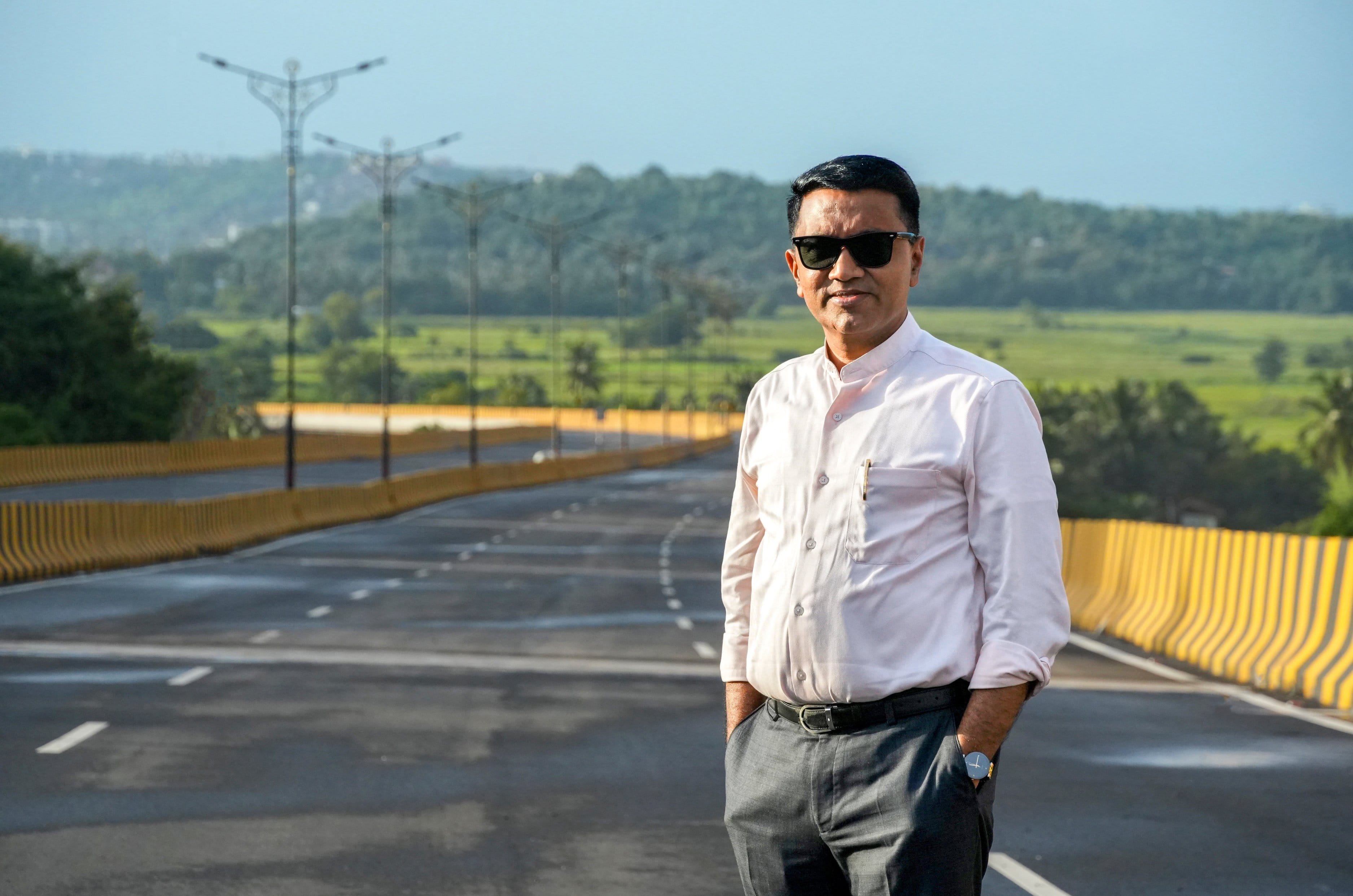 Cruising down Goa’s Porvorim Elevated Corridor in an MG Cyberster