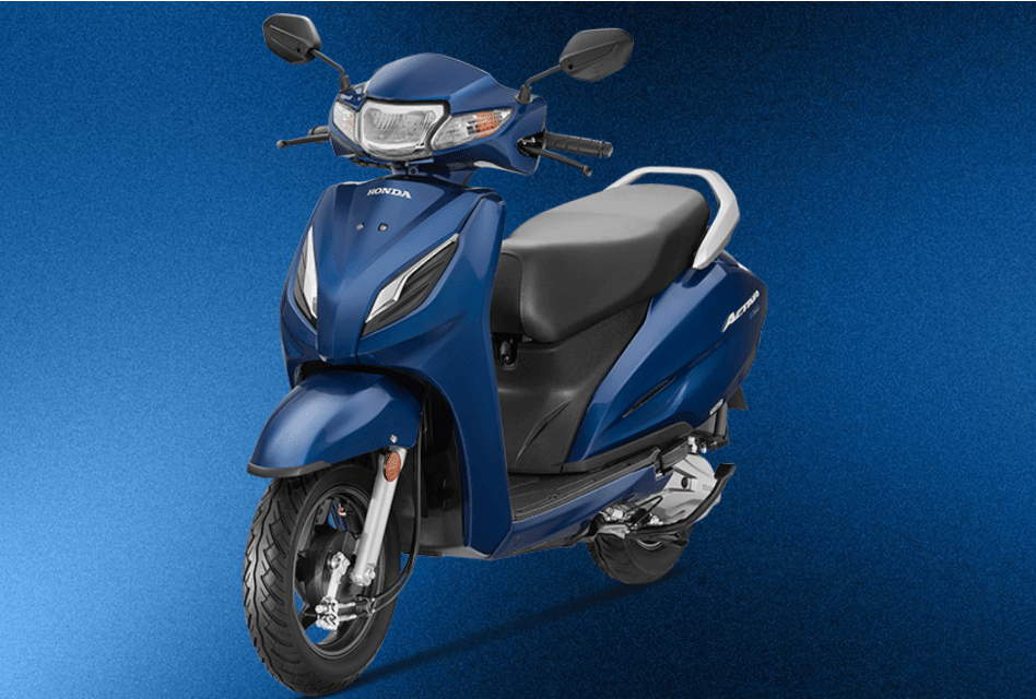 Honda Activa 6G in Decent Blue Metallic colour