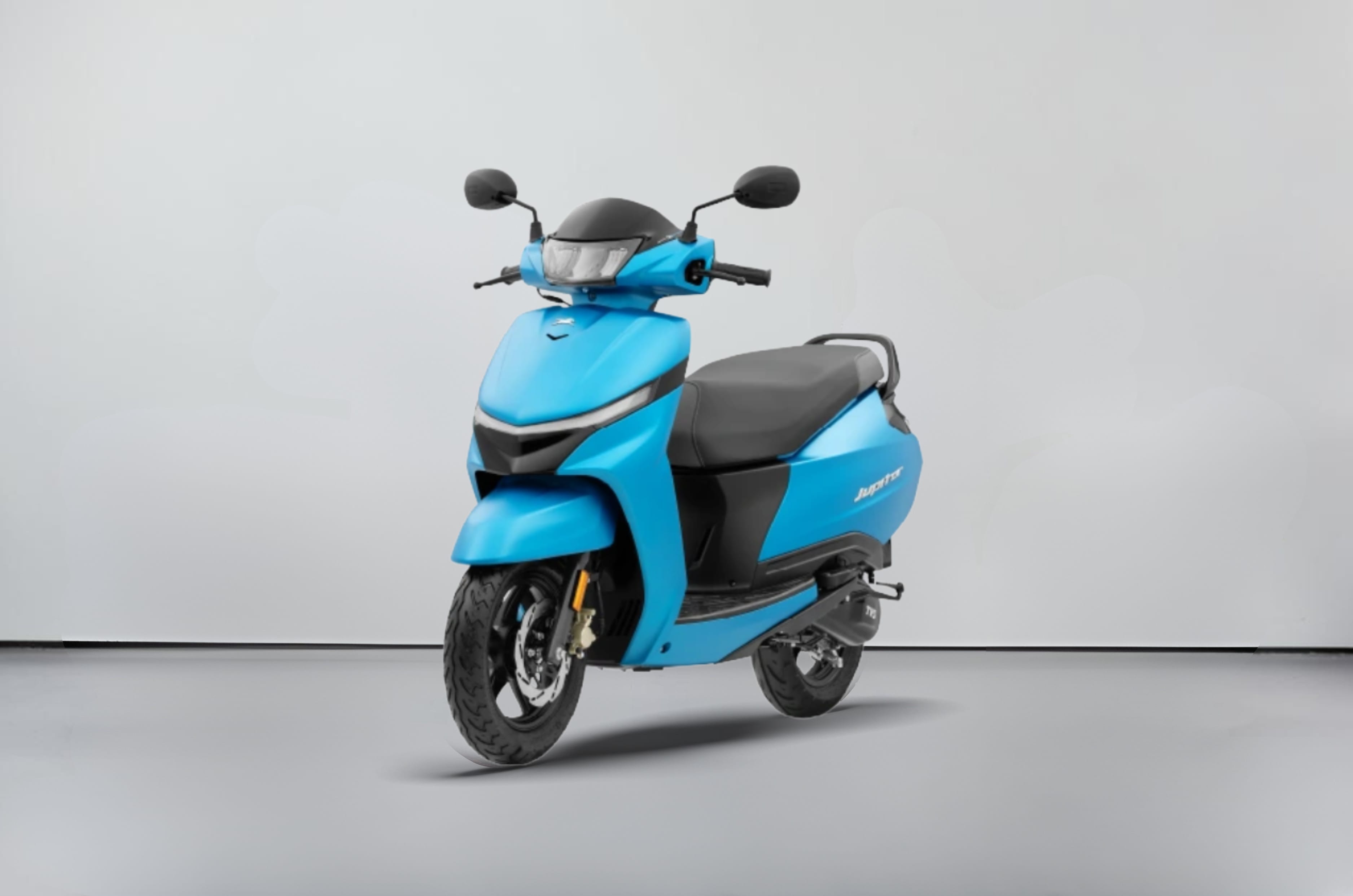TVS Jupiter 110 in Dawn Matte Blue colour