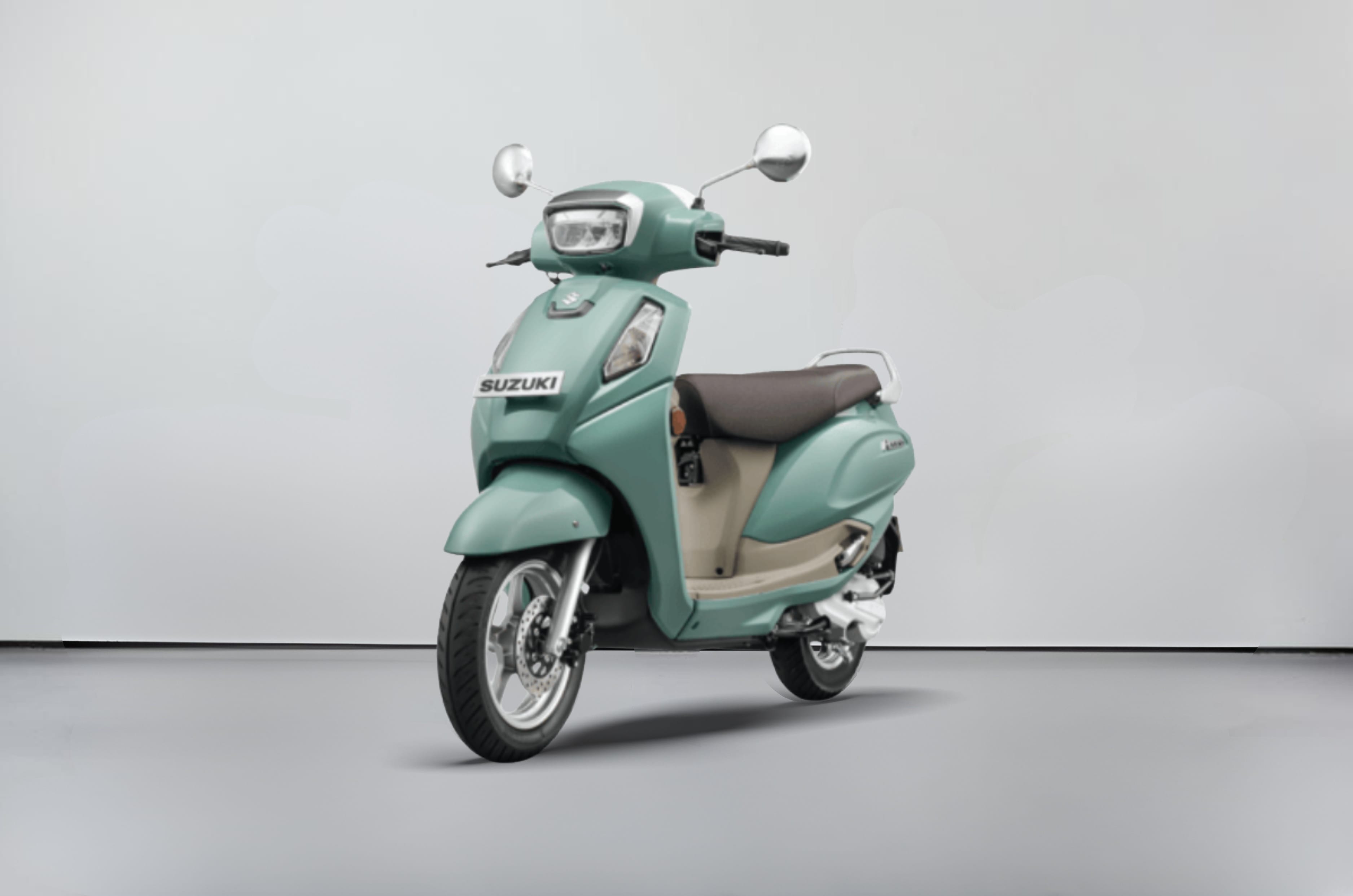 Suzuki Access 125 in Solid Ice Green colour