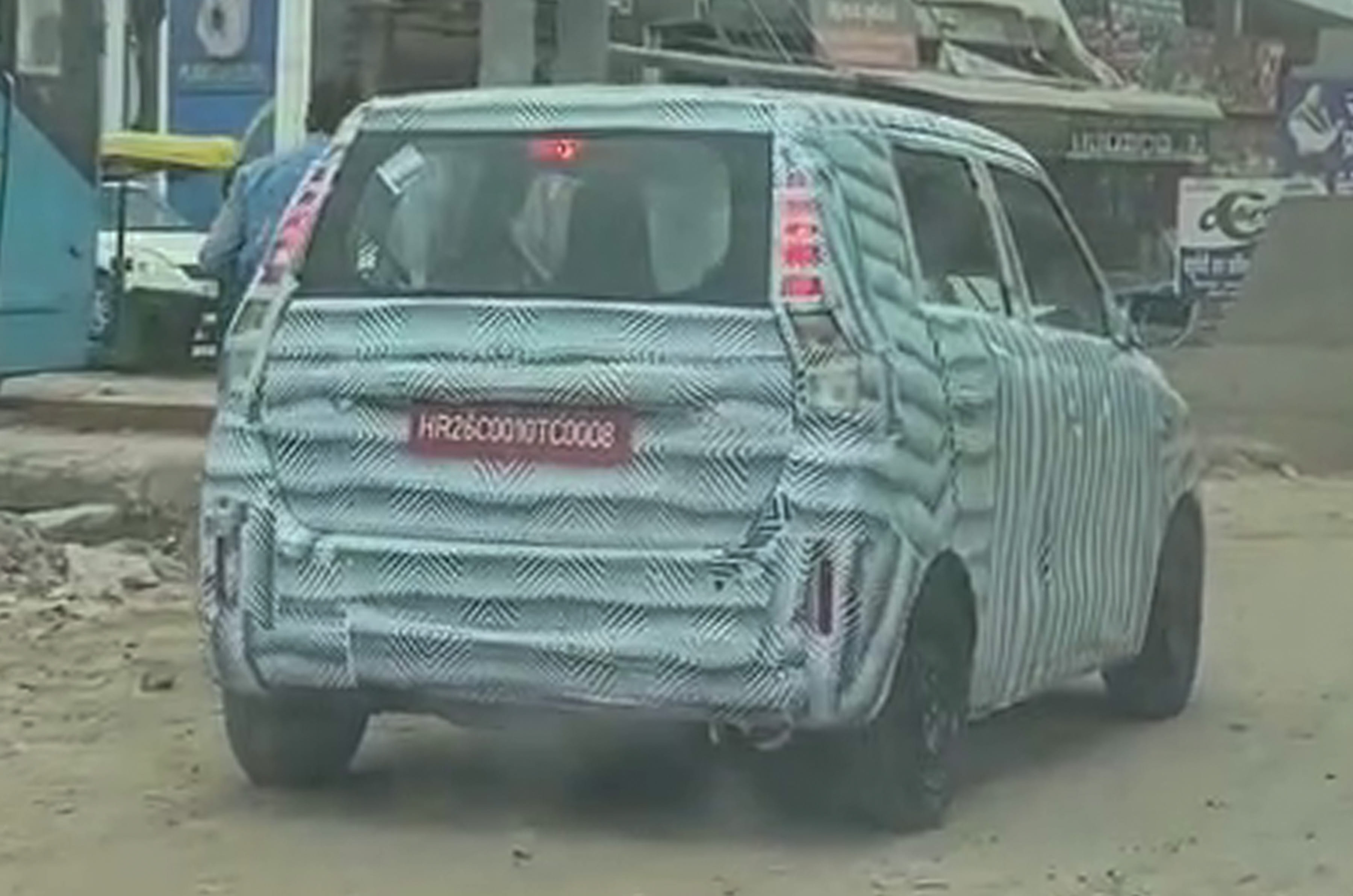 Maruti Suzuki Wagon R facelift spied testing