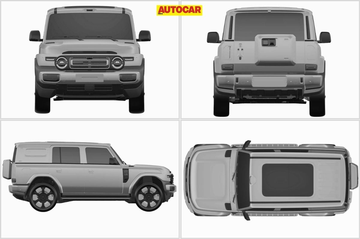 JSW Motors’ Chery iCaur V23-based SUV design patented in India