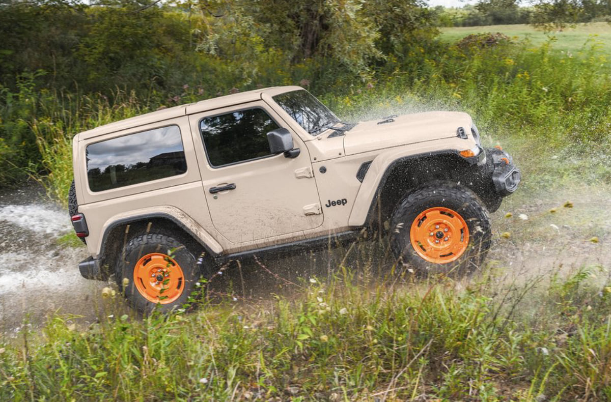 Jeep Wrangler JL-2A revealed as a retro tribute to 1945 Willys CJ-2A