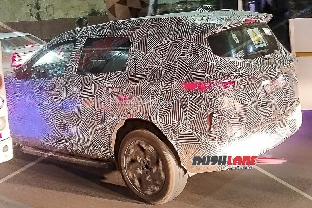 Tata Safari EV interior spied with triple-screen setup