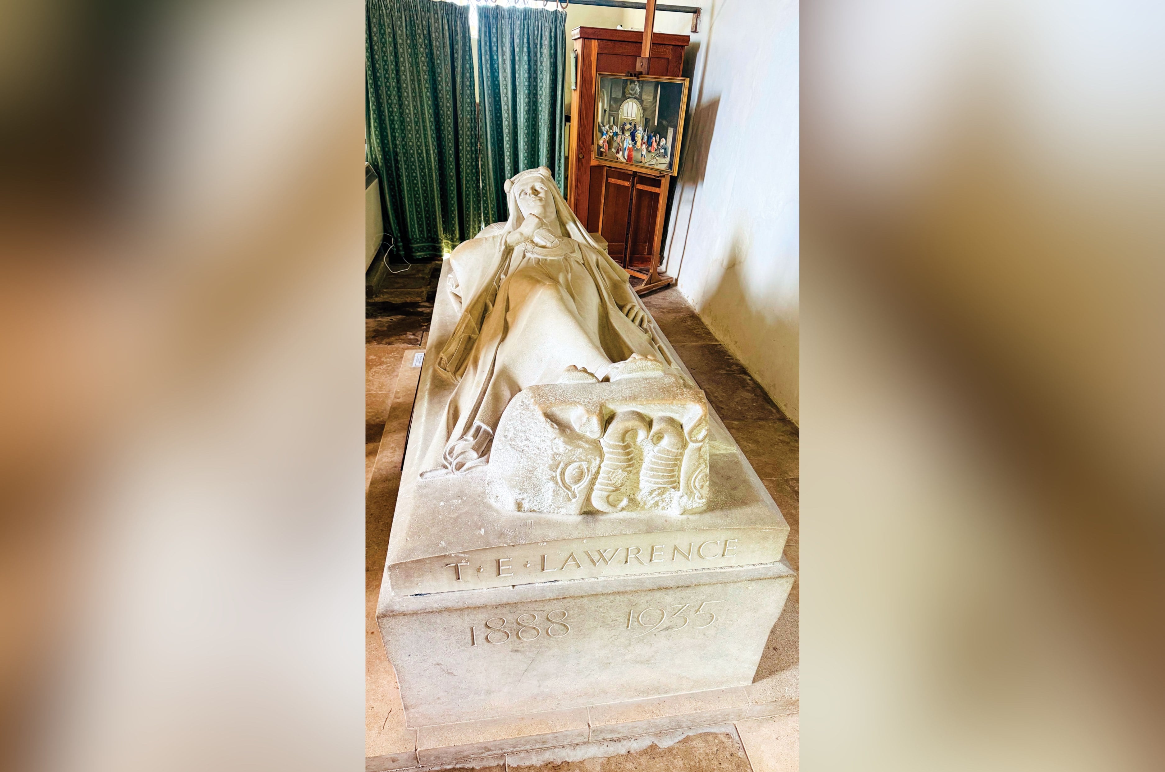 T.E. Lawrence's effigy at St.Martin Church