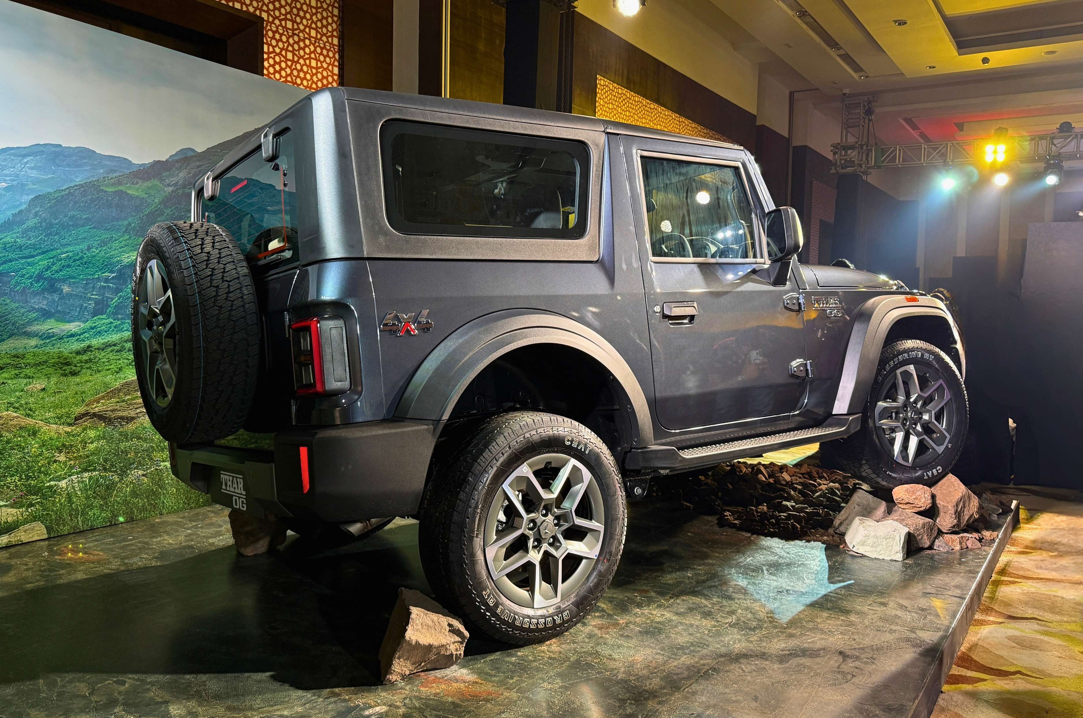 Mahindra Thar OG rear quarter