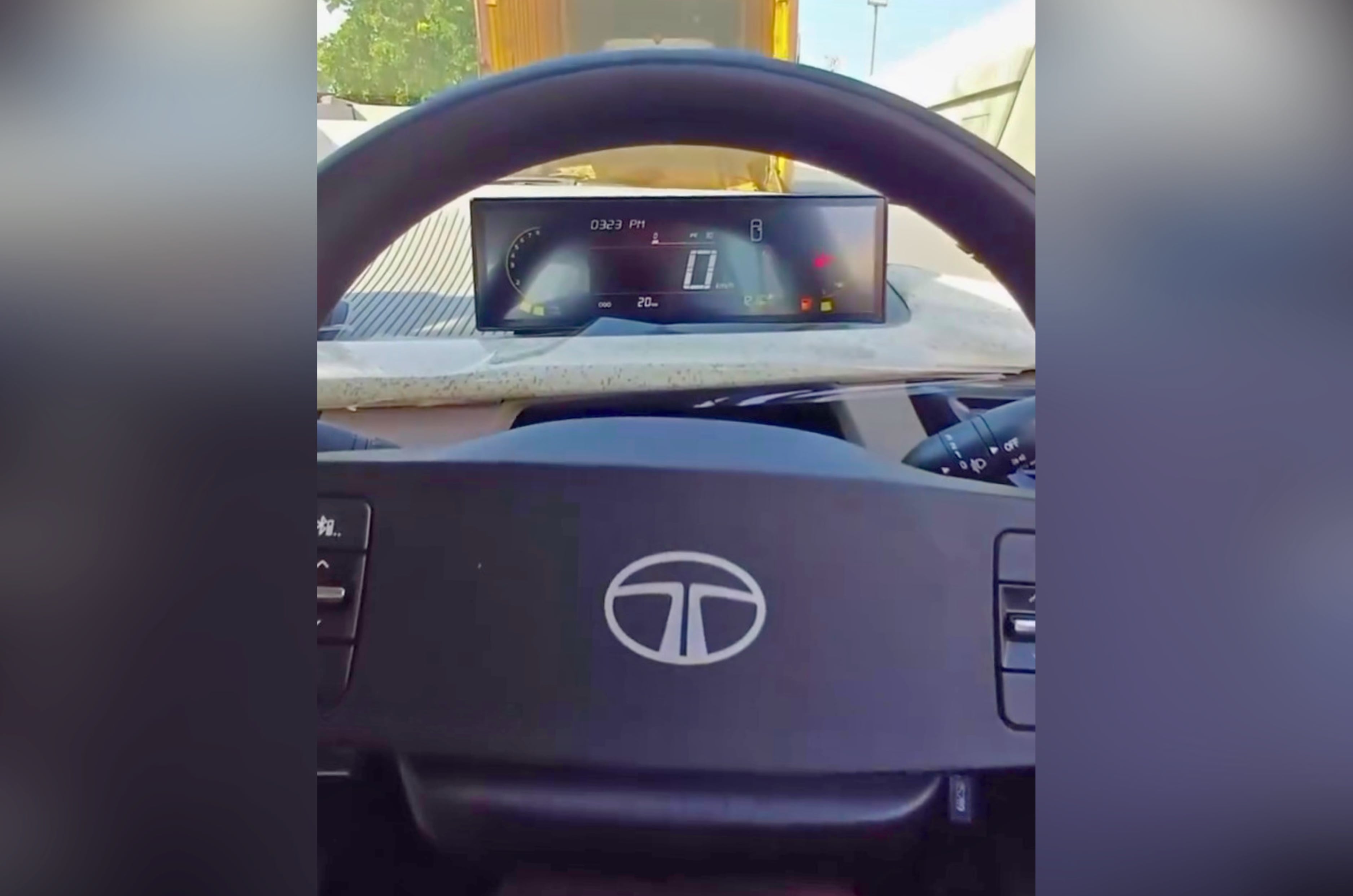 Tata Aeris digital driver's display