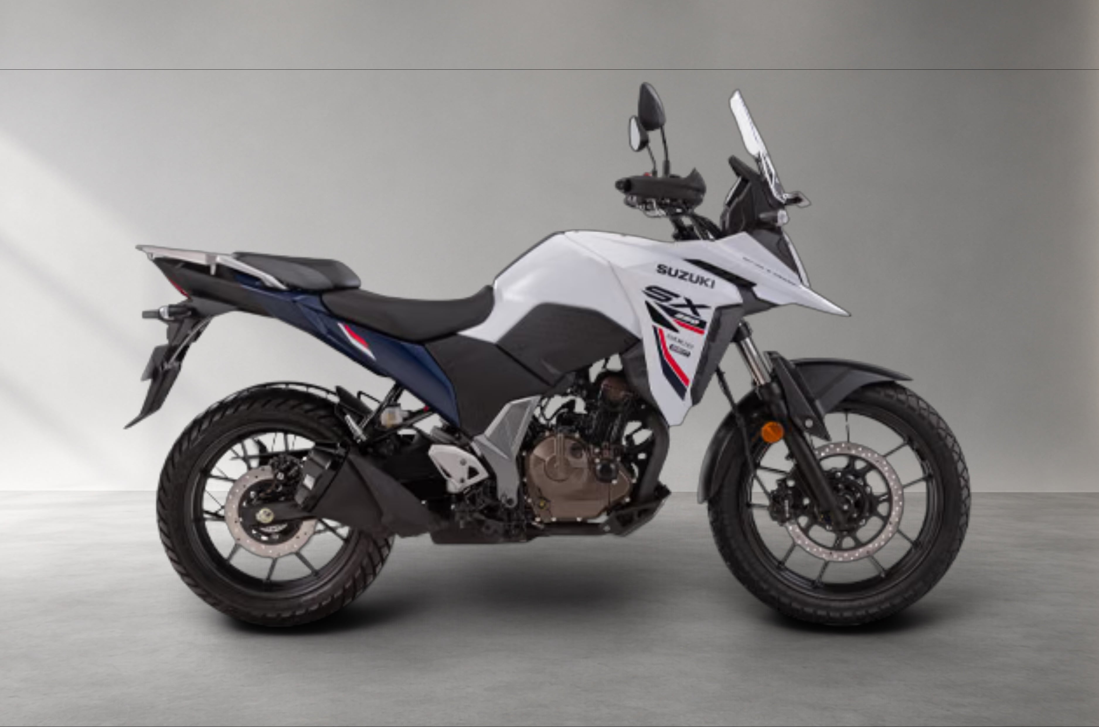 Inside render showing the Suzuki V-Strom SX 250