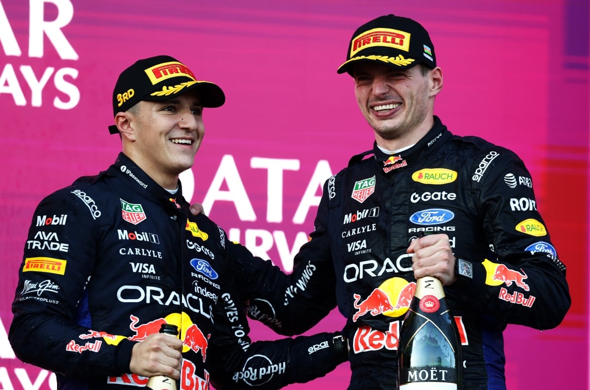 Verstappen Hadjar Red Bull 2026 F1 Azerbaijan GP