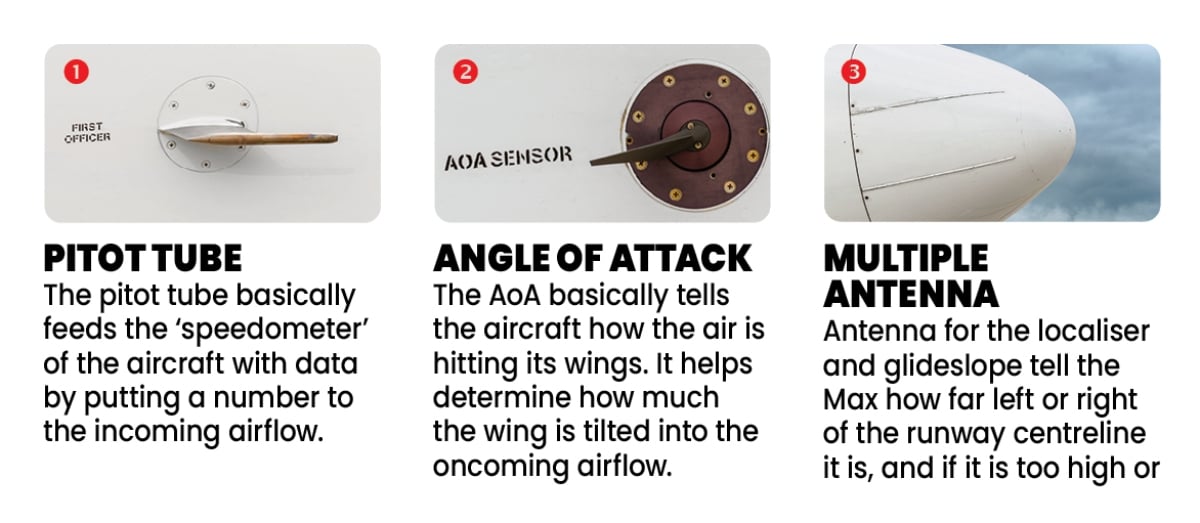 Akasa Boeing 737 Max sensors