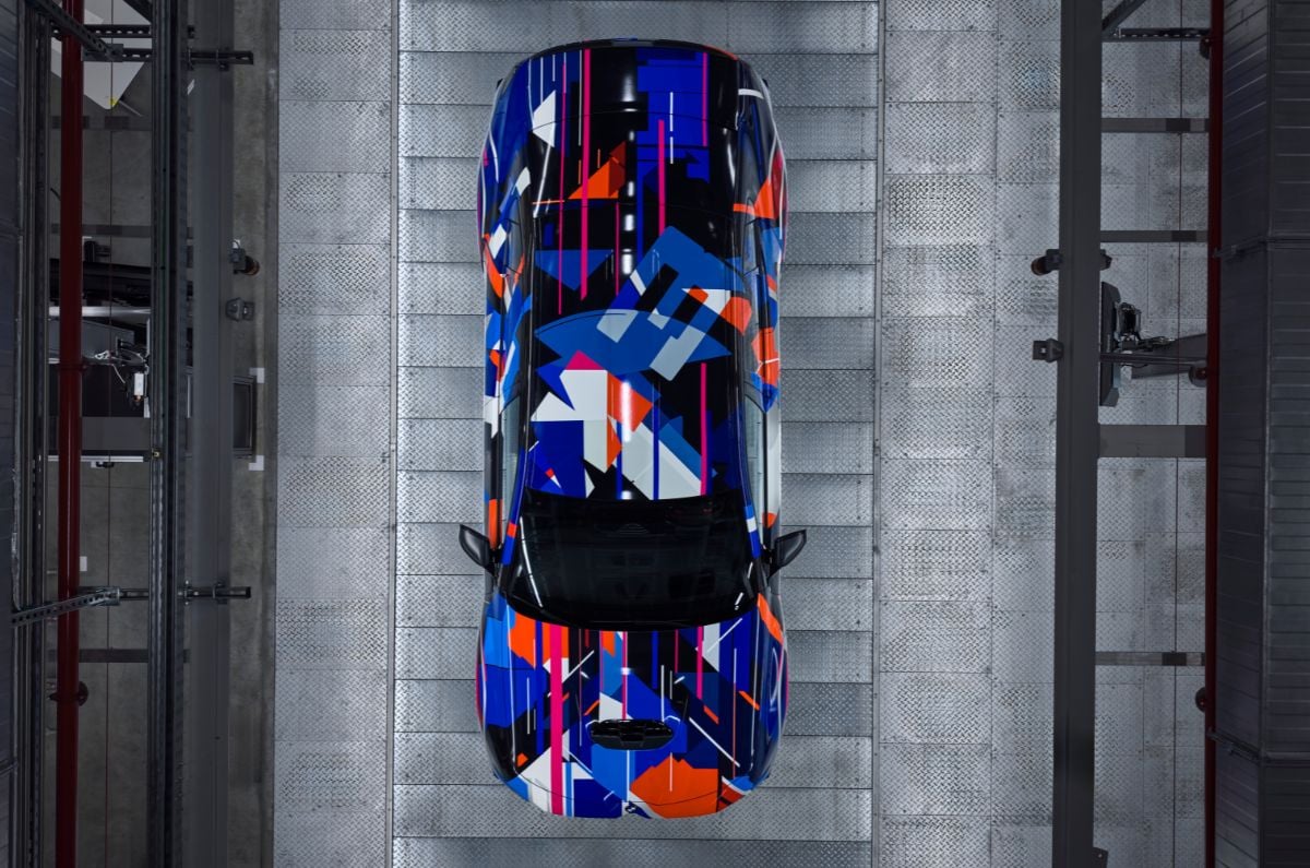 BMW M3 electric top down