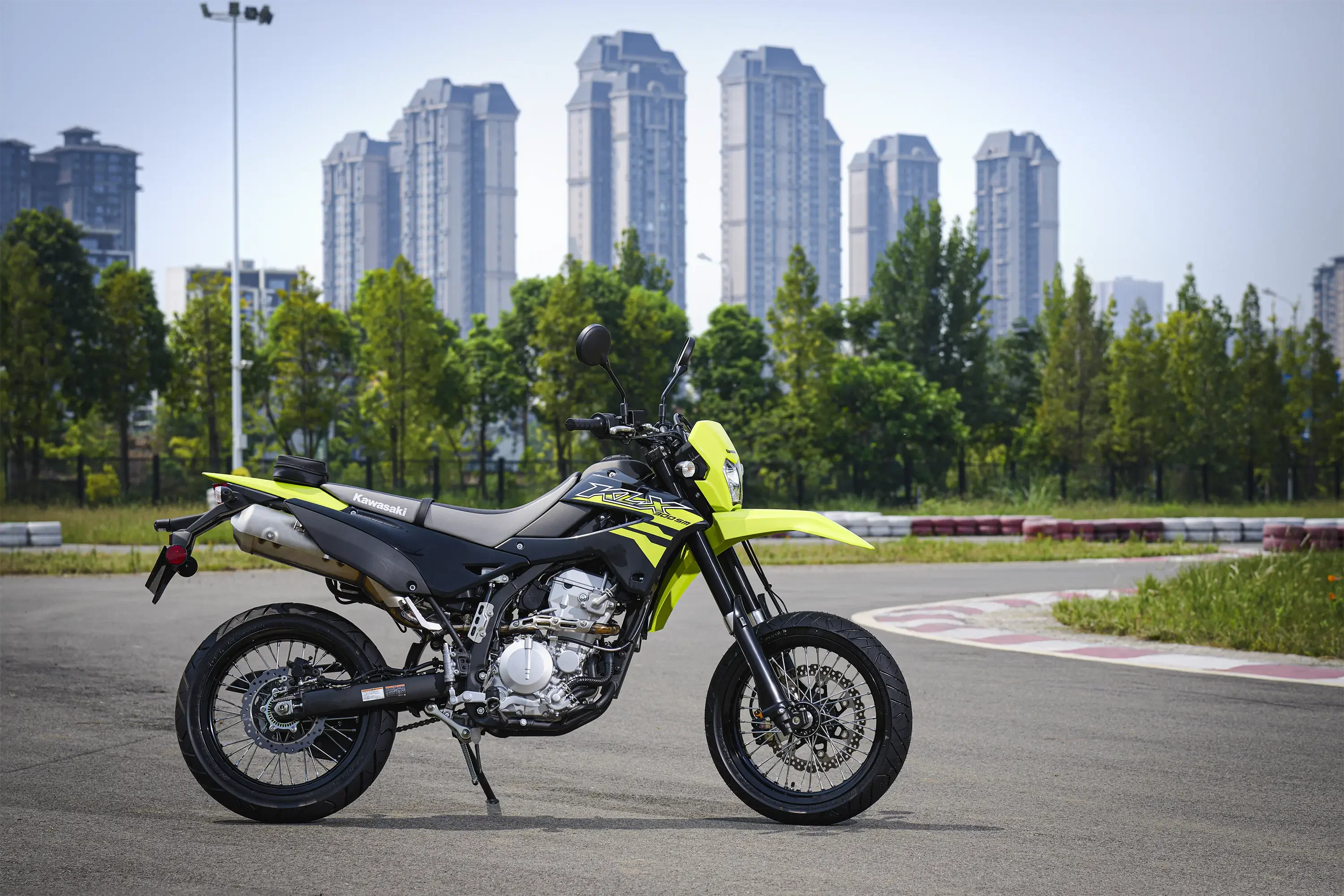 2027 Kawasaki KLX300 SM right profile.