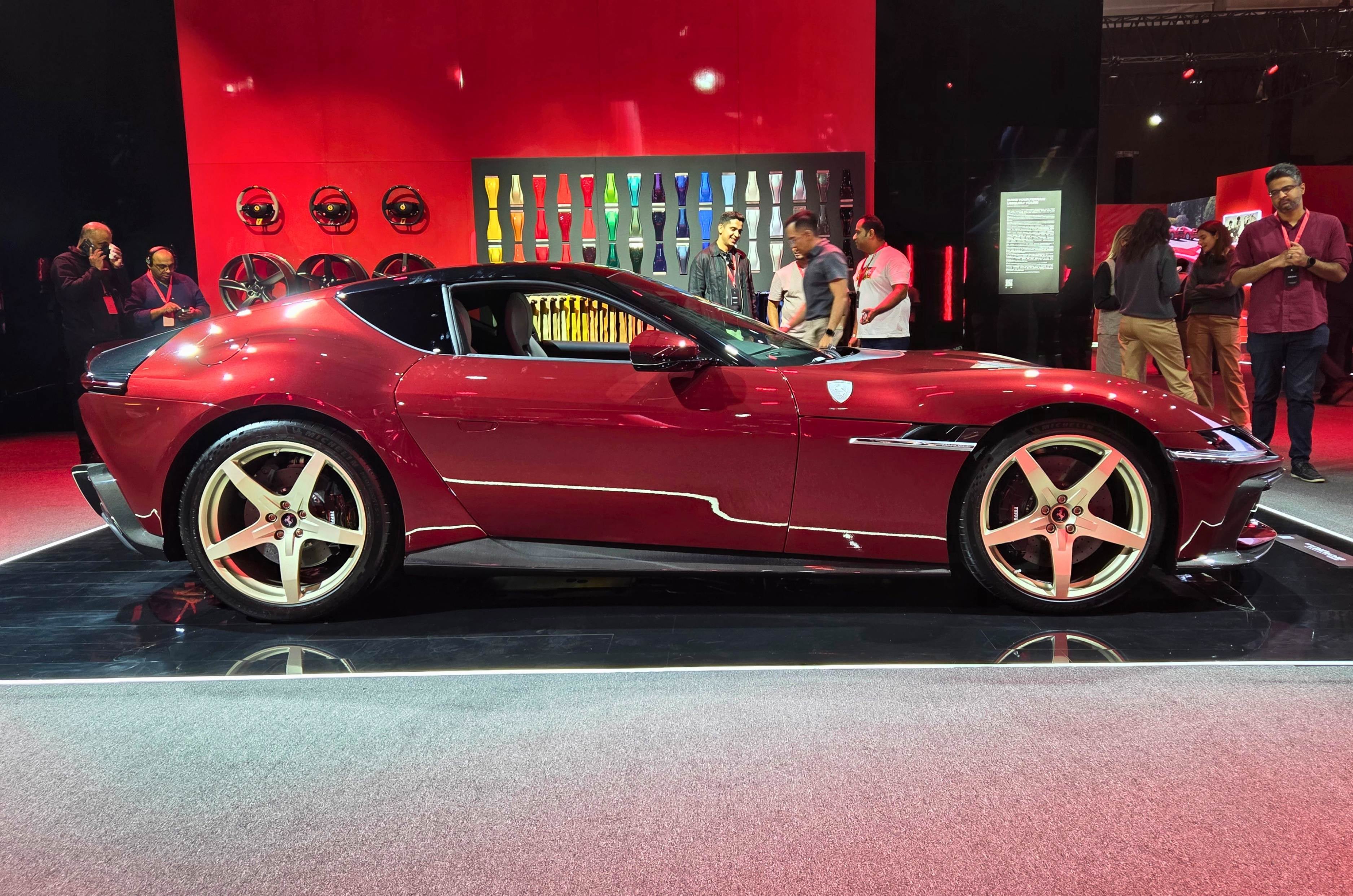 Universo Ferrari exhibition debuts F80, Luce, 12Cilindri Manuale in India
