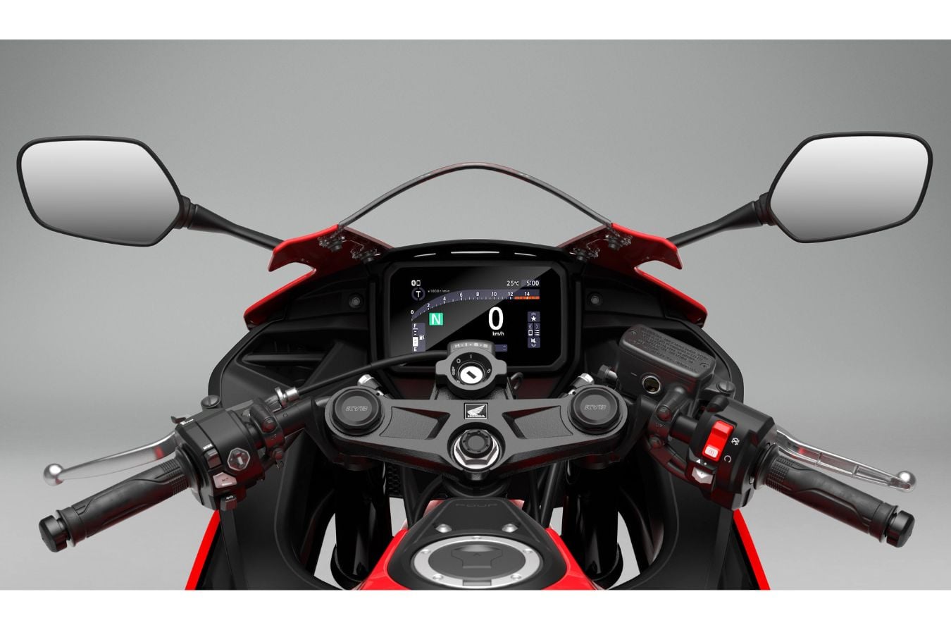 Honda CBR500R Four TFT display