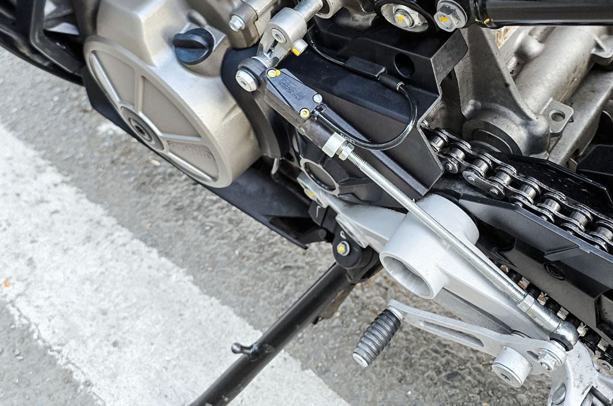 Aprilia RS 457 GP replica connecting rod for gear lever with quickshifter