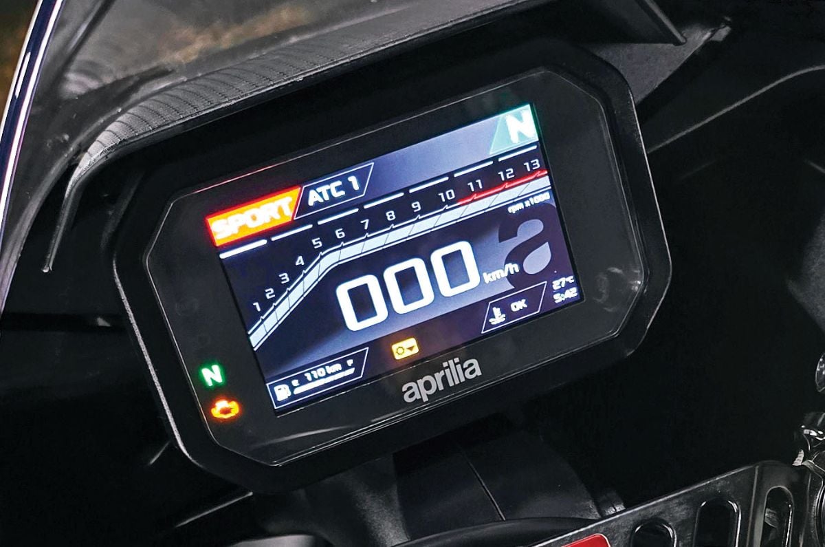 Aprilia RS 457 GP replica TFT display