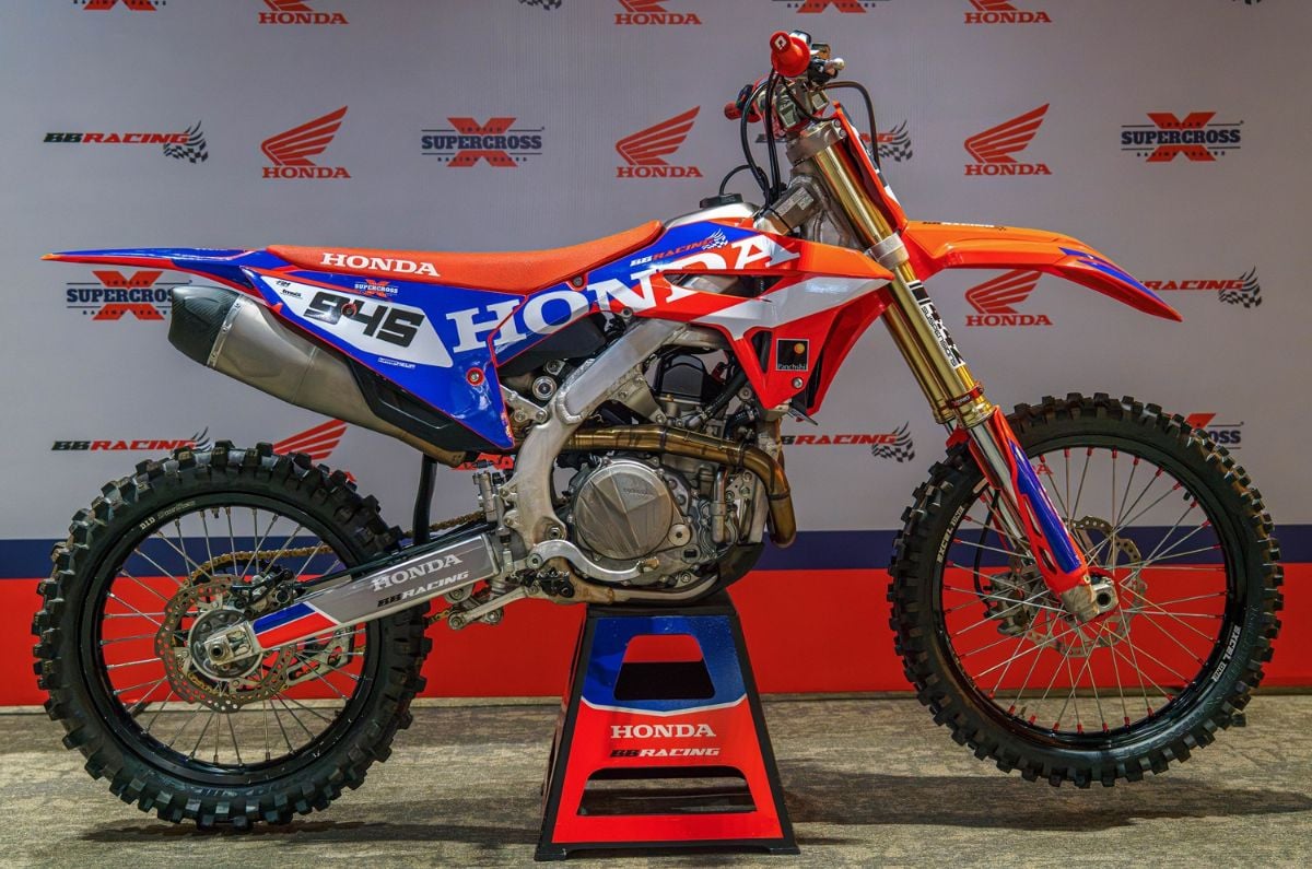 Honda BB Racing CRF250R race bike that competes in ISRL
