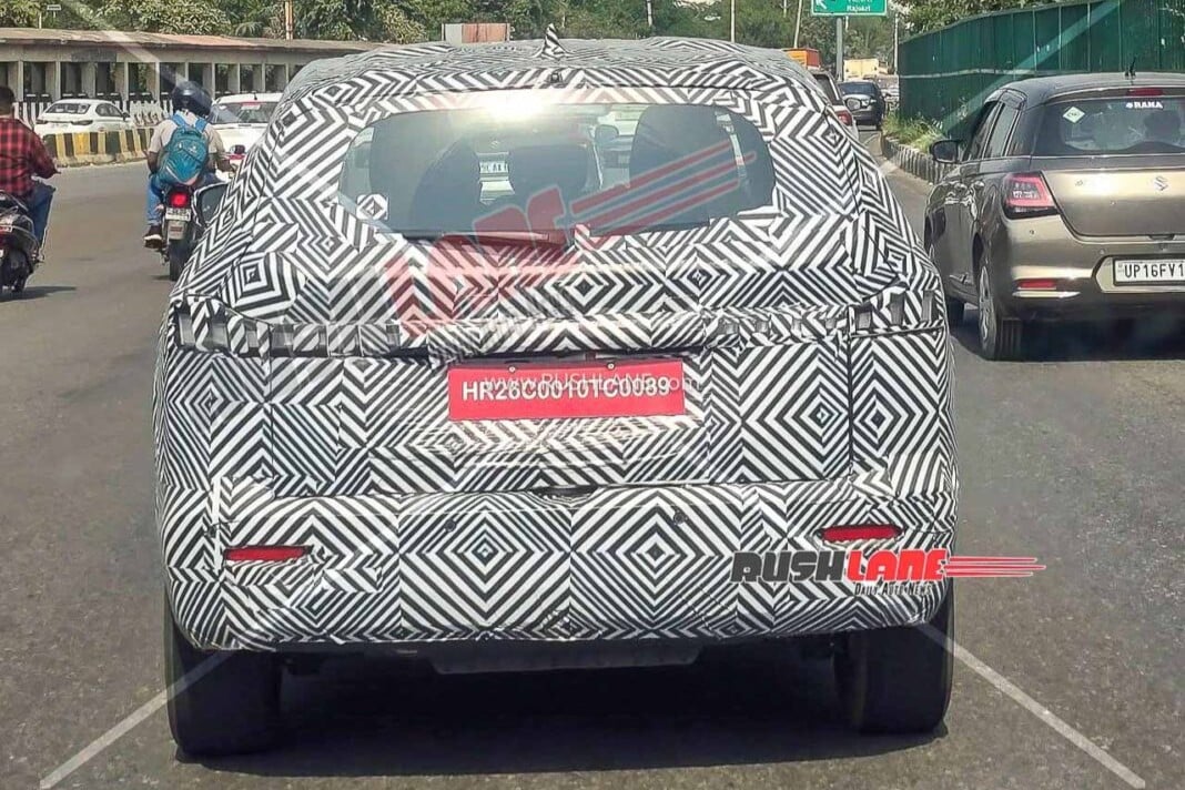 Maruti electric MPV spied testing with new design details