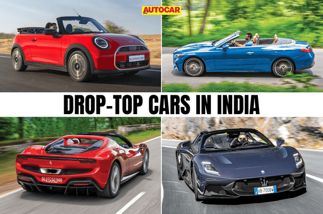 Every convertible car on sale in India
