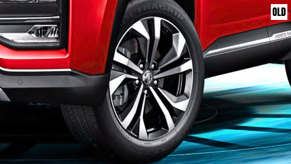Old MG Hector 18-inch alloy wheels