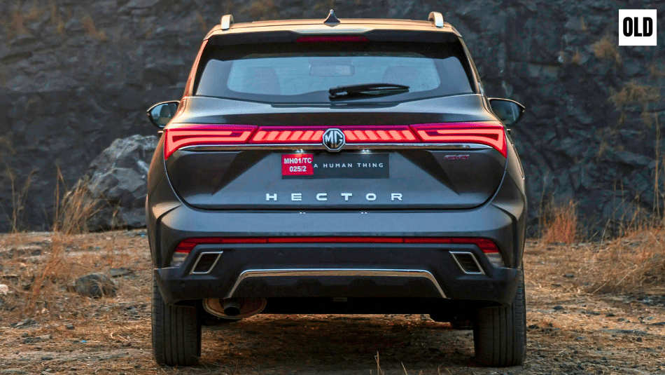 Old MG Hector rear design