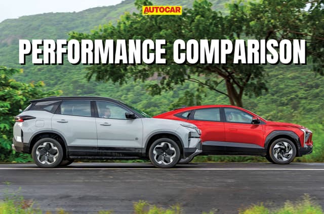Tata Harrier EV AWD vs Mahindra XEV 9e performance comparison