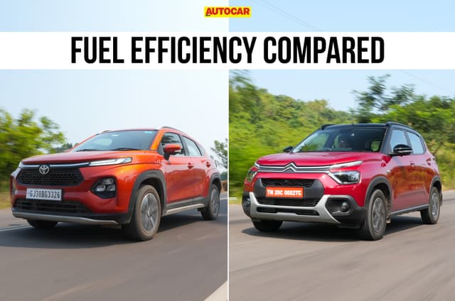 Toyota Taisor vs Citroen C3 X turbo petrol AT real world mileage compared