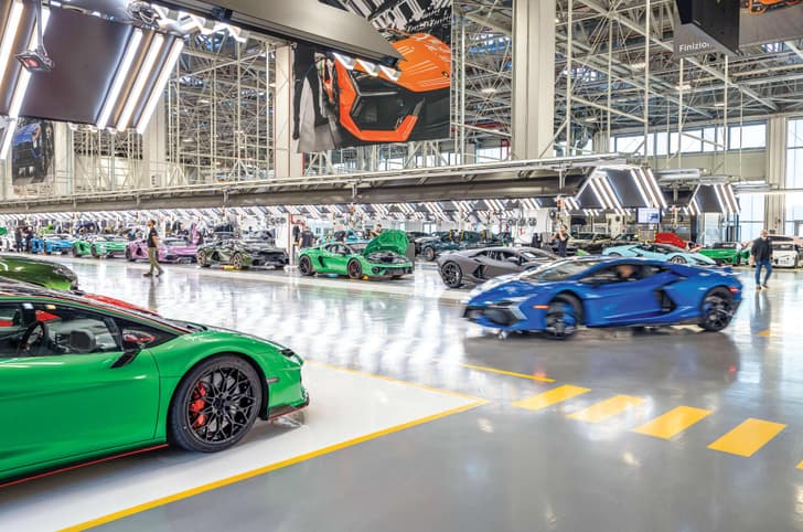 Lamborghini factory