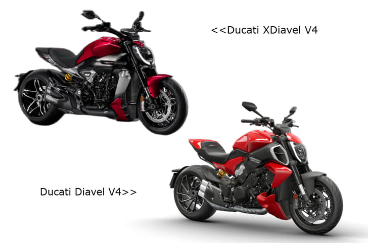 Ducati XDiavel V4 vs Diavel V4: Price and differences explained