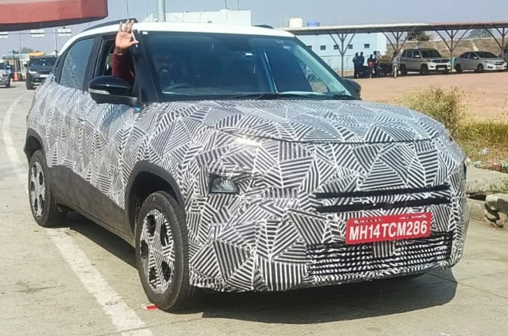 2026 Tata Punch spied