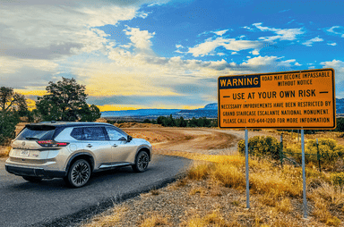 Nissan Rogue drive to Utah's Badlands: Deep into the canyons