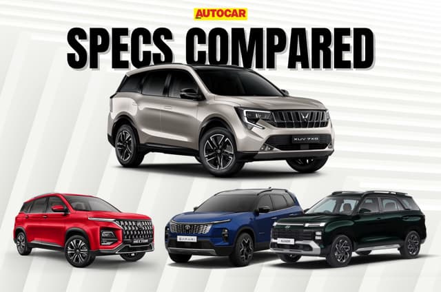 Mahindra XUV 7XO vs rivals specifications compared 