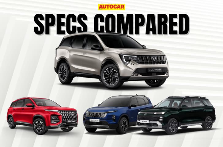 Mahindra XUV 7XO vs rivals specifications compared 