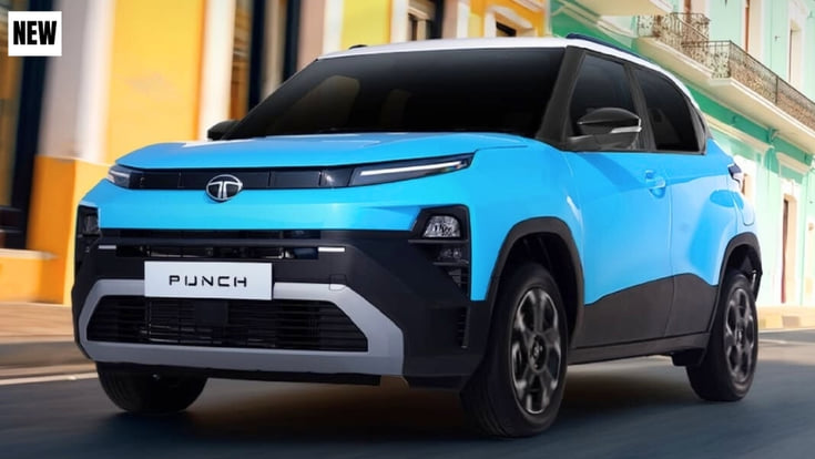 2026 Tata Punch front quarter tracking