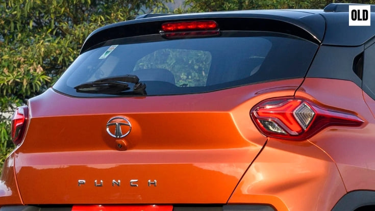 Old Tata Punch rear static